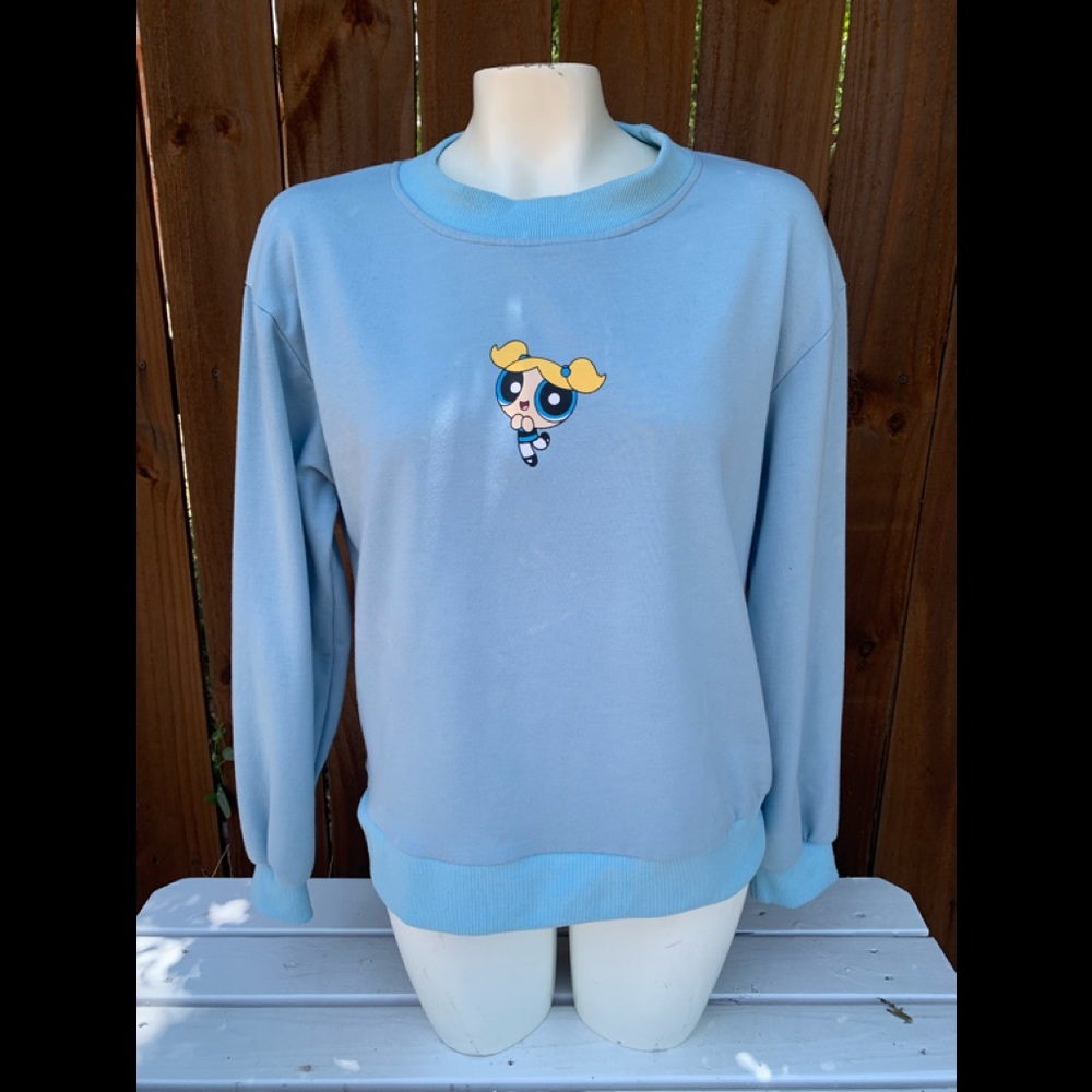 “Bubbles” The powerpuff girls sweatshirt size Small.